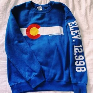 Breckinridge, Colorado Flag sweatshirt!